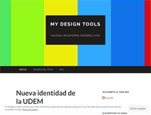 Tablet Screenshot of mydesigntools.wordpress.com