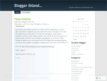Tablet Screenshot of ibland.wordpress.com