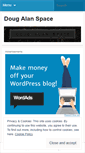 Mobile Screenshot of dougalanspace.wordpress.com