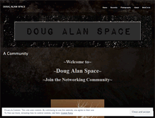 Tablet Screenshot of dougalanspace.wordpress.com