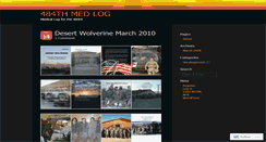 Desktop Screenshot of 484medlog.wordpress.com