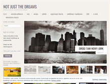 Tablet Screenshot of notjustthedreams.wordpress.com