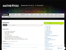 Tablet Screenshot of mathe4you.wordpress.com