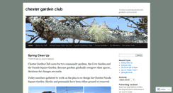 Desktop Screenshot of chestergardenclub.wordpress.com