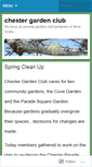Mobile Screenshot of chestergardenclub.wordpress.com