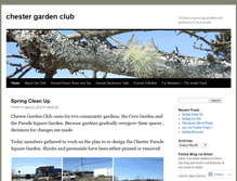 Tablet Screenshot of chestergardenclub.wordpress.com