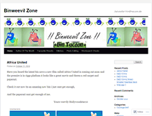Tablet Screenshot of binweevilzone.wordpress.com