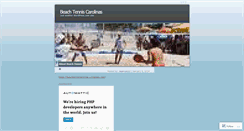 Desktop Screenshot of beachtenniscarolinas.wordpress.com