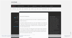 Desktop Screenshot of ohcrab.wordpress.com