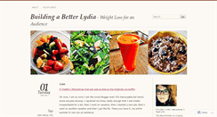 Desktop Screenshot of buildingabetterlydia.wordpress.com