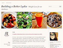 Tablet Screenshot of buildingabetterlydia.wordpress.com