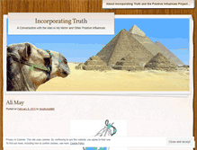 Tablet Screenshot of incorporatingtruth.wordpress.com