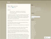 Tablet Screenshot of 1bread.wordpress.com