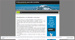 Desktop Screenshot of entrenamientoaconcagua.wordpress.com