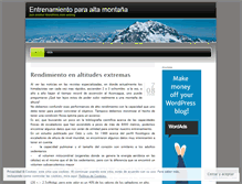 Tablet Screenshot of entrenamientoaconcagua.wordpress.com