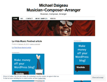 Tablet Screenshot of michaeldaigeau.wordpress.com