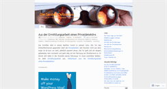 Desktop Screenshot of detektiv24.wordpress.com