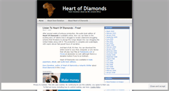 Desktop Screenshot of heartofdiamonds.wordpress.com