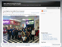 Tablet Screenshot of boldmarketingstrategies.wordpress.com