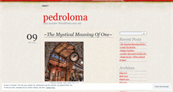 Desktop Screenshot of pedroloma.wordpress.com