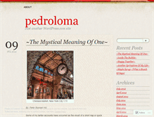 Tablet Screenshot of pedroloma.wordpress.com