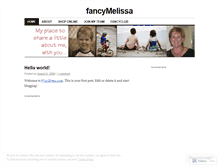 Tablet Screenshot of fancymelissa.wordpress.com