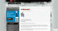 Desktop Screenshot of biocerawater.wordpress.com