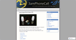 Desktop Screenshot of 3amphonecall.wordpress.com