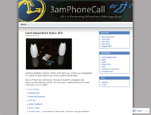 Tablet Screenshot of 3amphonecall.wordpress.com