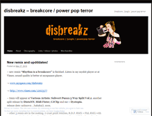 Tablet Screenshot of disbreakz.wordpress.com