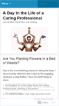 Mobile Screenshot of caringprofessionals.wordpress.com