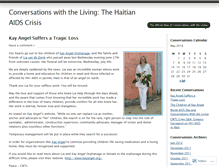 Tablet Screenshot of conversationswiththeliving.wordpress.com