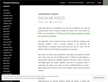 Tablet Screenshot of flanelapaulistana.wordpress.com