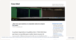 Desktop Screenshot of micasaideal.wordpress.com