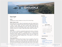 Tablet Screenshot of getoutofla.wordpress.com