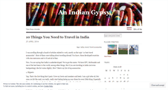 Desktop Screenshot of inditraveler.wordpress.com