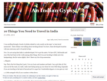 Tablet Screenshot of inditraveler.wordpress.com