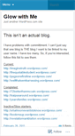 Mobile Screenshot of glowormwithsocks.wordpress.com