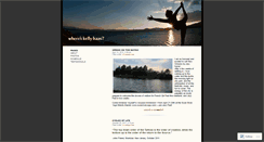 Desktop Screenshot of kellyhaas.wordpress.com