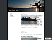 Tablet Screenshot of kellyhaas.wordpress.com