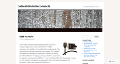 Desktop Screenshot of cableshdmiinterconnects.wordpress.com