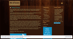 Desktop Screenshot of lovenit.wordpress.com