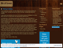 Tablet Screenshot of lovenit.wordpress.com
