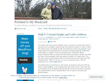 Tablet Screenshot of portlandismybackyard.wordpress.com