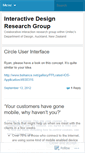 Mobile Screenshot of interactiondesignresearch.wordpress.com