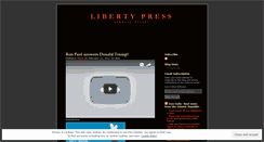Desktop Screenshot of libertypress.wordpress.com