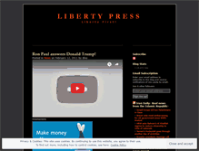 Tablet Screenshot of libertypress.wordpress.com