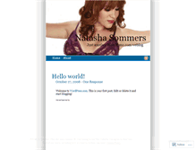Tablet Screenshot of natashasommers.wordpress.com