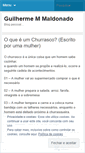 Mobile Screenshot of guilhermemaldonado.wordpress.com