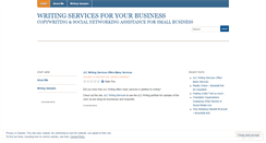 Desktop Screenshot of jlcwritingservices.wordpress.com